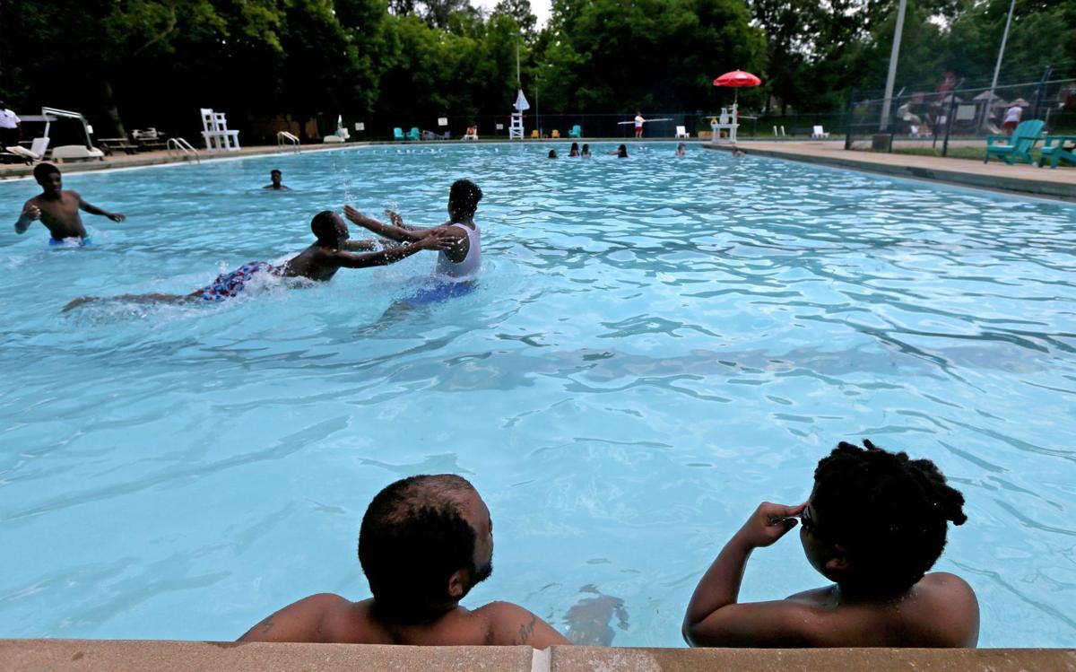 Opening day at Marquette Pool