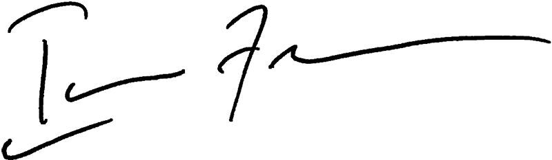 Ian Froeb's signature