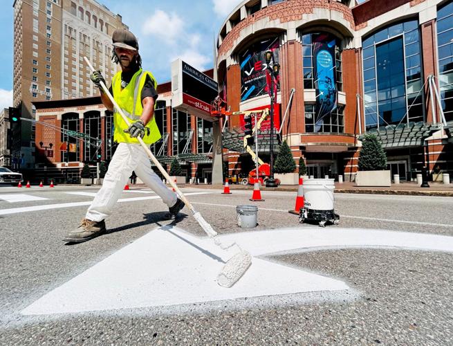 Sprucing up the streets for safety near the downtown St. Louis convention center