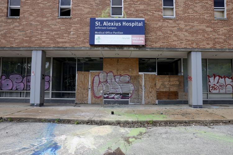 Vacant buildings on South Jefferson in St. Louis